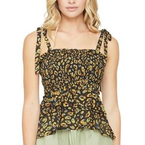 NWT Lost + Wander Dance All Night Ruffle Tank Top - size Small